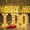 thumbnail image 4 of Blasgw Alphabet LED Letter Lights Light Up White Plastic Letters Standing Hanging A-M & K, 4 of 4