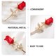 thumbnail image 2 of Broche de rosa Broche de diamantes de imitación Broche de ramo Pin Broche de boda Accesorio, 2 of 4