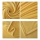 thumbnail image 3 of Mantas gruesas, manta de franela polar, manta ligera y cálida para cama, 70 x 100 cm (amarillo claro), 3 of 4