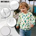 thumbnail image 6 of Uorisanigo Girl Sweatshirt Pullover Hoodies Long Sleeve Shirts Ruffle Sleeve Cactus Print Sweatshirts for Girls Fall Winter Spring Clothes Sweaters Shirts, 6 of 7