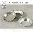 thumbnail image 4 of PENIKOKO 24-Piece Stainless Steel Paint Mixing Palettes Lightweight Portable Color Plates for Artists and Painters, 4 of 6