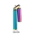thumbnail image 3 of OUGPISTIYK Lighters for Candle, Kerosene Brass Double Cut Stick Personalized Slim Mini Vintage Vintage Personalized Gift, 3 of 3