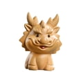 thumbnail image 4 of Figura de dragón en miniatura, estatua de dragón de la suerte para centro de mesa de salón de té amarillo, 4 of 9