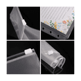 thumbnail image 4 of 100Pcs Transparent A6 Binder Pockets 6 Holes Zipper Folders PVC Card Loose Leaf Bags Cash Envelopes for Budgeting Binder, 4 of 8