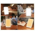 thumbnail image 4 of Light Therapy Lamp 10000 Lux Sun Lamp with 5 Adjustable Brightness Levels Touch Control SAD Light Therapy Lamp, 4 of 4