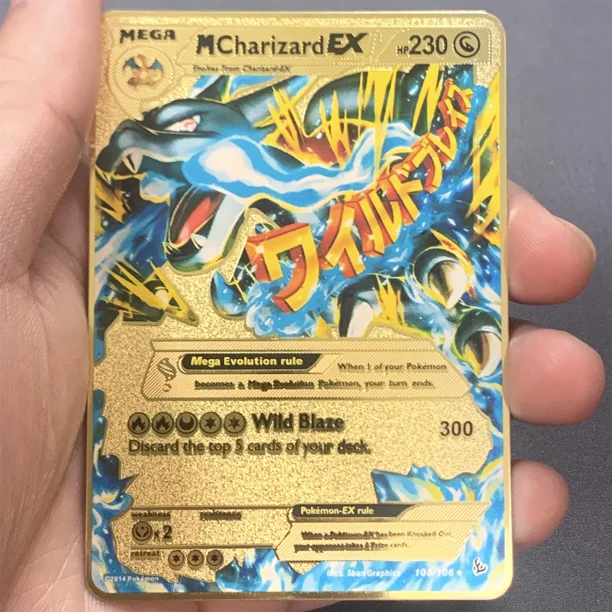 10000 Point Arceus Vmax Metal Cards Diy Card Pikachu Charizard Gold Limited Rare Edition Kids Gift Game Collection Cards
