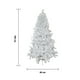 thumbnail image 2 of Árbol Navideño La Merced Pino Ramas Montables Blancas Brillantes Altura 1.80 m Artificial Plástico Resistente, 2 of 5