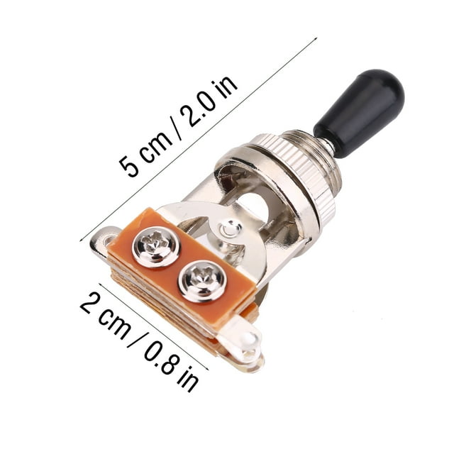 3 Way Switch, Toggle Switches Low Noise Easy Installation Sensitive Stable Operation For Electric Guitar