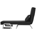 thumbnail image 6 of Topbuy Sofa Bed Folding Arm Chair Sleeper 5 Position Recliner Full Padded Lounger Couch Black, 6 of 7