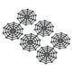 thumbnail image 1 of FELTECHELECTR 50 telarañas de plástico negro: decoraciones de telaraña para fiestas de Halloween - Telaraña falsa espeluznante para fiestas en interiores y exteriores, 1 of 4
