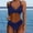 BU2, variant on Bikini Sets for Women V Neck Push up Halter Adjustable Straps Tummy Control High Waisted Swimsuit Solid Color 2 Piece Bathing Suit Clear M