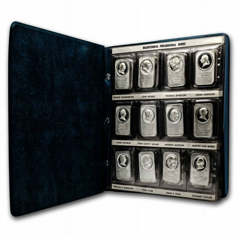 1 oz Silver Art Bar - Madison Mint (Presidential Cameos Set