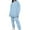 Sky Blue 2 piece outfits for women, variant on Usmixi Sweatsuits Set for Women Oversized Hoodies Lounge Sets for Women Casual Hooded Sweatshirt and Jogger Sweatpant Tracksuits Sets with Pocket Ladies Sports 2 Piece Outfits Under $10