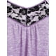 thumbnail image 3 of Tank Top de Algodon de Talla Extra con Encaje de Teñido Rosegal  Camisetas sin mangas de talla grande, 3 of 4