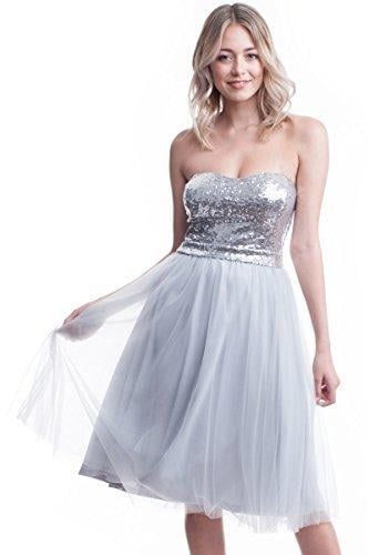 walmart silver dress