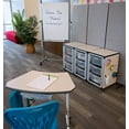 thumbnail image 4 of Modular Classroom Storage Cabinet - 3 Side-By-Side Modules With 9 Large Bins, 4 of 7
