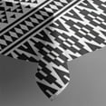 thumbnail image 3 of Black Geometric Triangle Striped Pattern Rectangle Tablecloth 60"x84",Waterproof Polyester Rectangle Table Cloth, Wipeable Spillproof Polyester Tablecloth for Dining, Camping, Indoor and Outdoor, 3 of 5