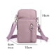 thumbnail image 2 of Bolso Bandolera Pequeño Para Teléfono, Bolso Bandolera Para Mujer, Bolso Bandolera Para Teléfono Celular, Mini Cartera Con Correa Para El Hombro, Rosa, 2 of 5
