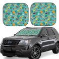 thumbnail image 1 of Vsdgher Trucks And Excavators Print Car Windshield Sun Shade, Reflective Sunshade Window Sunshade Sun Visor Protector Fit for Cars,Trucks,SUVs-Small, 1 of 6