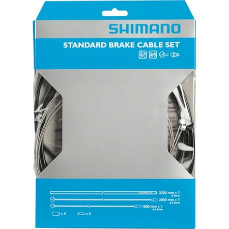 Shimano Standard Steel Mountain and Road Brake Cable and Housing Kit MTB
