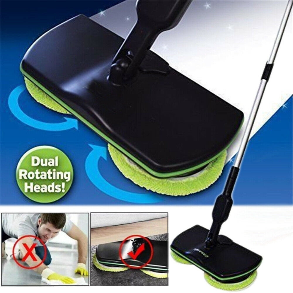 Electric Mop Rechargeable FloorCleaner Scrubber Polisher Brooms Floor Sweeper Home & Kitchen
