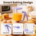 thumbnail image 3 of Pancake Batter Dispenser,Handheld Dispenser Portable Squeeze Applicator,Batter Separator Bakeware Maker with Measuring Label Kitchen Must Have Tool for Perfect Pancakes,Cupcake, 3 of 7