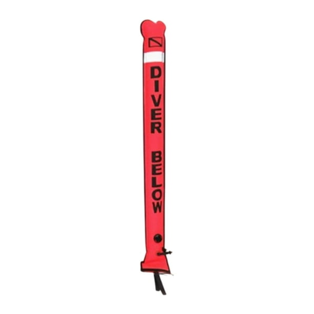 Marcador de superficie de buceo boya boya portátil impermeable scuba smb de buceo para 150cmx15cm