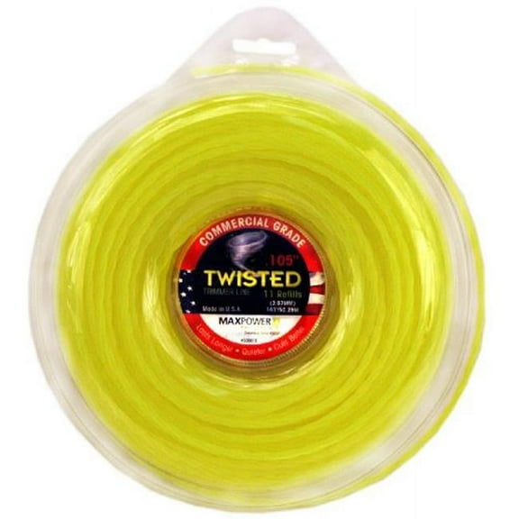 Maxpower Precision 338815 Max Power Precision Trimmer Line, Yellow - 0.105 x 165 ft.