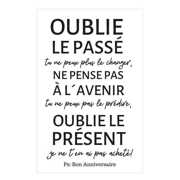 Bon Anniversaire Carnet De Notes Humoristique Avec Message Pour Souhaiter Joyeux Anniversaire A Un Etre Cher Paperback Walmart Com Walmart Com