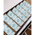 thumbnail image 7 of Stair Treads for Wooden Steps, Teal Grey Coral Coastal Peel and Stick Stair Treads with Adhesive, Summer Beach Seaside Nautical Non Slip Indoor Stairs Runner Rugs Mats for Elders Dogs 8"x30"7PCS, 7 of 7