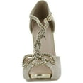 thumbnail image 3 of Bonnibel Womens Tiara-2 Stiletto Heel Glitter Evening Wedding Promo Sandals Shoes, 3 of 4