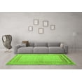 thumbnail image 3 of Ahgly Company Indoor Rectangle Abstract Green Modern Area Rugs, 2' x 3', 3 of 4