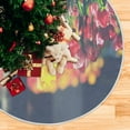 thumbnail image 5 of FMSHPON Tulip Garden Sunrise Xmas Christmas Tree Skirt Stand Mat for Holiday Party Decoration Indoor Outdoor 36 inches, 5 of 6