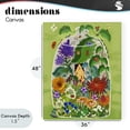 thumbnail image 4 of Stupell Industries Bohemian Terrarium Bug Garden Canvas Art, 36 x 48, by Kay Widdowson, 4 of 8