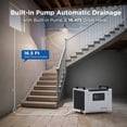 thumbnail image 6 of Moiswell 70 Pints 1,000 Sq. Ft. Energy Star Certified Commercial Dehumidifier with Pump for Crawlspace, 6 of 8