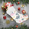 thumbnail image 6 of Coolnut Christmas Stocking Personalized Dinosaur Large Candy Stocking Hanging Gift Xmas Stockings Decoration 1 PC for Family Holiday Party Ornaments Decor Fireplace, 6 of 7