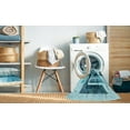 thumbnail image 2 of Ahgly Company Machine Washable Indoor Round Transitional Blue Ivy Blue Area Rugs, 3' Round, 2 of 7