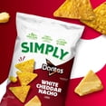 thumbnail image 3 of Simply Doritos White Cheddar Nacho Tortilla Chips , 5.5 oz, 3 of 5