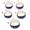 thumbnail image 6 of AYYUFE Women Men Creative Mood Temperature Color Changing Finger Ring Jewelry Gift for Party Club Dating Alloy Blue, 6 of 8