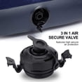 thumbnail image 2 of DEWIN Intex Air Mattress Plug, Intex Inflatable Valve Cap, Inflatable Valve Intex Air Mattress Plug - 3 in 1 Air Valve Secure Seal Cap for Intex Inflatable Airbed Mattress Black, 2 of 7