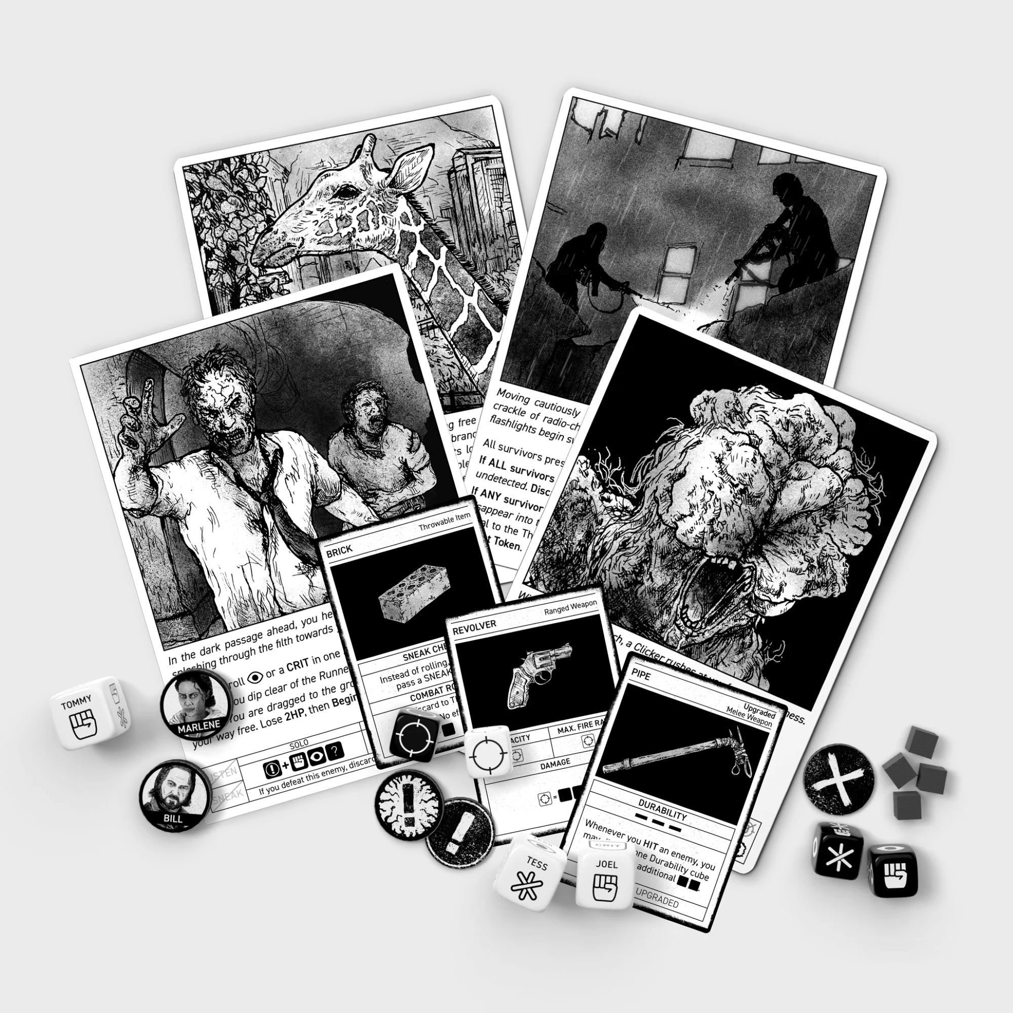 The Last of Us: Escape the Dark Strategy Board Game for Ages 14+, from Asmodee