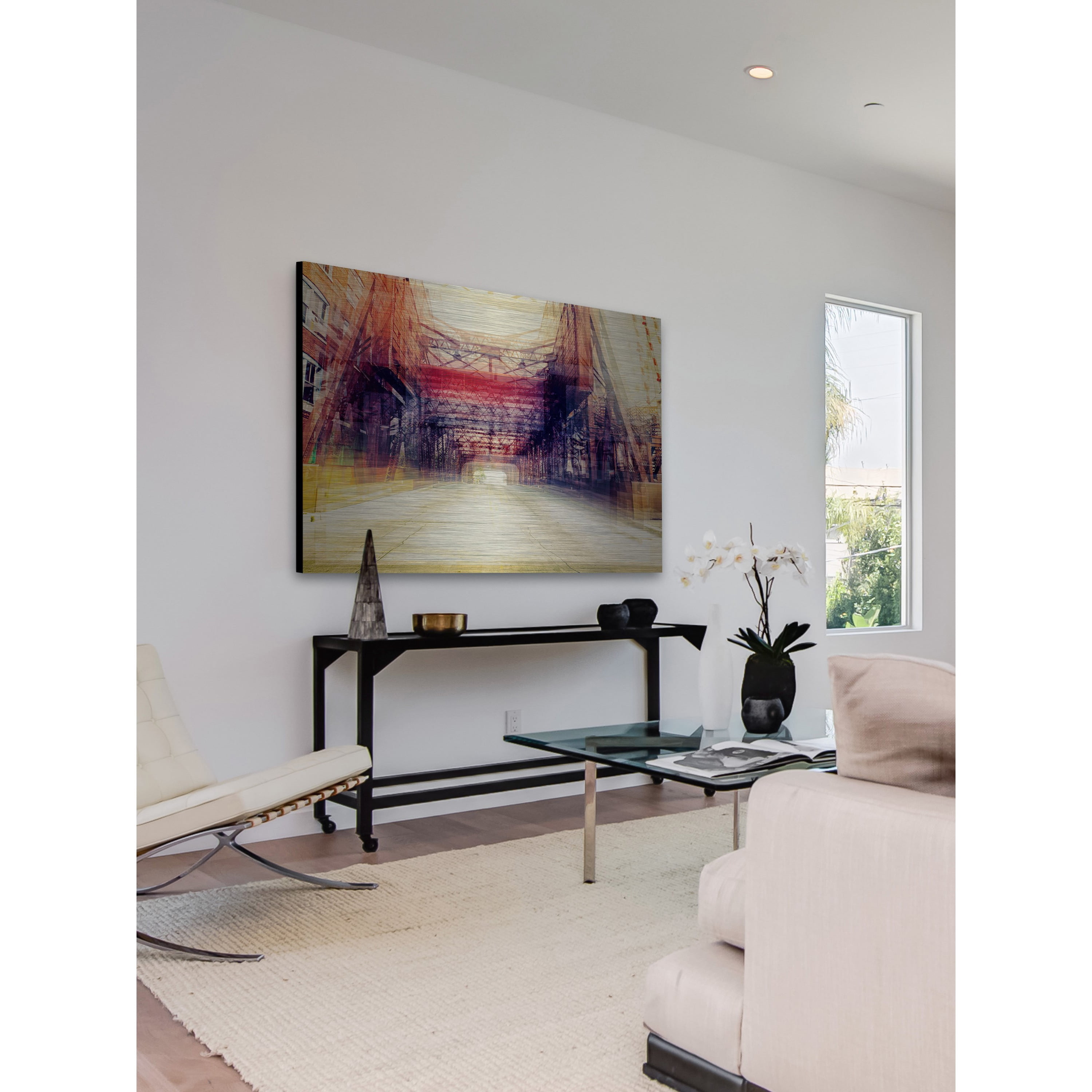"The Passage" Painting Print on Brushed Aluminum