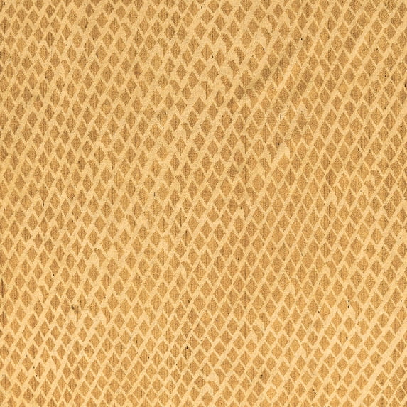 Ahgly Company Indoor Square Oriental Brown Modern Area Rugs, 8' Square