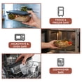 thumbnail image 6 of Razab 1800 ML/1.9 Qt/7.6 Cups Large Glass Loaf Pans with Lids10 x 5in Bread Baking Pans, Bpa Free with Easy-Grip Handles, 6 of 9