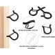 thumbnail image 5 of 32 Piezas Ganchos de Tornillo, Ganchos de Tornillo para Exteriores, Ganchos de Techo, Ganchos para Luces Navideñas, para Colgar Plantas en Macetas, Decoraciones Navideñas, Linternas, Guirnaldas, Negro, 5 of 5