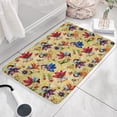 thumbnail image 3 of Flower Fairy Princess Pattern Flannel Non Slip Door Rugs,Washable Door Mats Indoor,Decorative Door Mats,Dirt-Resistant and Absorbent Doormat for Entrance,Bedroom,Kitchen,Bathroom,23.5x16in(60x40cm), 3 of 5
