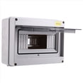 thumbnail image 1 of Caja de Protección de Distribución de Caja de Interruptor Mcb IP65 Caja de Riel DIN de Electrónica de Potencia ABS para Disyuntor HT-8 Vías, 1 of 5
