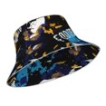 thumbnail image 2 of Naloa Football Reflective Double-Sided Bucket Hat, Sun Hat, Soft and Breathable for Gardening, Beaching, Camping, Hiking, Fishing, 2 of 9
