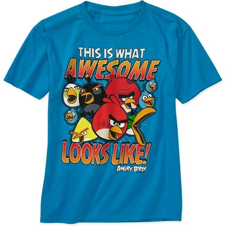 Online - Rovio - Boys' Angry Bird Graphic Tee - Walmart.com