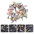 thumbnail image 3 of MasteelfCA 50pcs Practical DIY Craft Mini Brads Colorful Alloy Nails Decorative Nails, 3 of 8